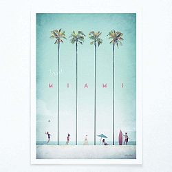 Miami plakát, A2 - Travelposter