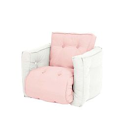 Mini Dice Pink rózsaszín, kinyitható gyerek fotel, 40 x 100 cm - Karup Design