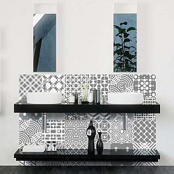 Modern Tiles 24 db-os falmatrica szett, 10 x 10 cm - Ambiance