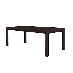 Monique sötétbarna, tömör fenyőfa étkezőasztal, 75 x 200 cm - Støraa