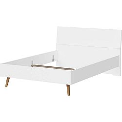 Monteo fehér egyszemélyes ágy, 140 x 200 cm - Germania