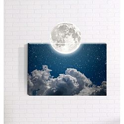 Moon 3D fali kép, 40 x 60 cm - Mosticx
