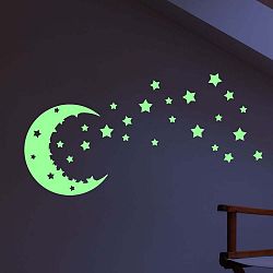 Moon and Stars világító matrica készlet - Ambiance