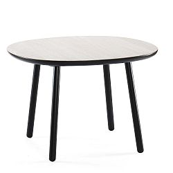 Naïve fekete-fehér étkezőasztal, 110 cm - EMKO