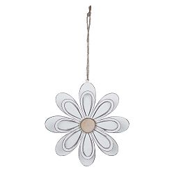Nagyméretű, virág formájú függő dekoráció fémből, ø 17 cm - Ego Dekor