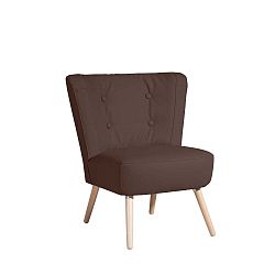 Neele Leather Brown barna fotel - Max Winzer