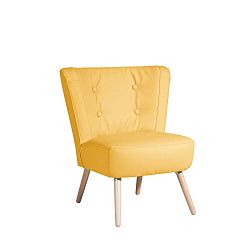 Neele Leather Corn sárga fotel - Max Winzer