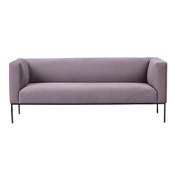 Neptune világos rózsaszín háromszemélyes bársony kanapé - Windsor & Co Sofas