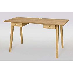 Nice íróasztal natúr asztallappal - Woodman