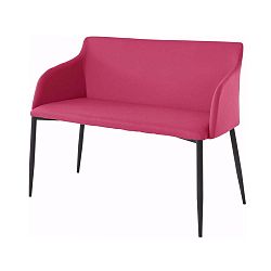 Nimbus rózsaszín ülőpad fekete lábakkal - Støraa