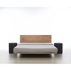 Nobby olajkezelt tölgyfa ágy, 120 x 210 cm - Mazzivo