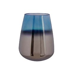Oiled kék üvegváza, magasság 23 cm - PT LIVING
