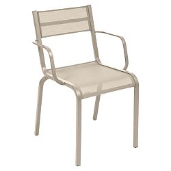 Oléron Arms karfás bézs fém kerti szék, 2 db - Fermob