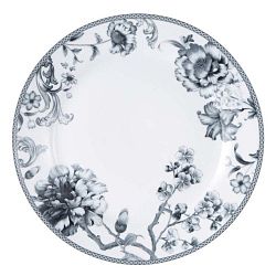 Olivia fehér-szürke porcelán tányér, ⌀ 26,2 cm - Bergner
