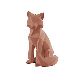Origami Fox matt barna szobor, magasság 26 cm - PT LIVING