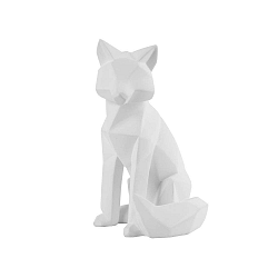 Origami Fox matt fehér szobor, magasság 26 cm - PT LIVING