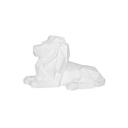 Origami Lion matt fehér szobor - PT LIVING