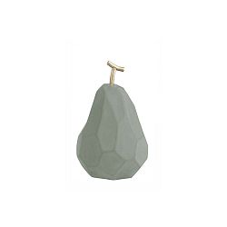 Origami Pear matt menta-zöld beton szobor - PT LIVING