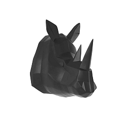 Origami Rhino matt fekete falifogas - PT LIVING