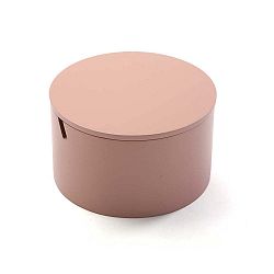 Pinky rózsaszín fa ékszerdoboz, ø 14 cm - Versa