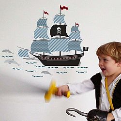 Pirate Ship falmatrica - Art for Kids