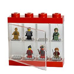 Piros-fehér gyűjtődoboz 8 minifigurának - LEGO®