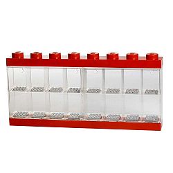 Piros minifigura gyűjtődoboz, 16 minifigurára - LEGO®