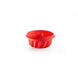Piros szilikon kuglóf sütőforma, ⌀ 22 cm - Lékué