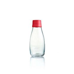 Piros üvegpalack élettartam garanciával, 300 ml - ReTap