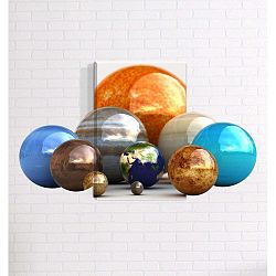 Planets 3D fali kép, 40 x 60 cm - Mosticx
