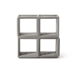Plus Combo beton négyzet alakú variálható könyvespolc - Lyon Béton