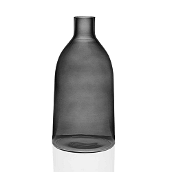 Prahna szürke üveg váza, magasság 29 cm - Versa