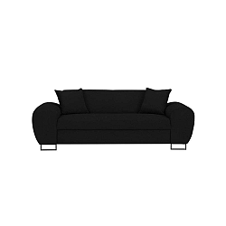 Presso fekete háromszemélyes kanapé - Kooko Home