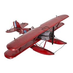Red Seaplane dekoráció - Antic Line