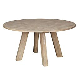 Rhonda tölgyfa étkezőasztal, Ø 150 cm - WOOOD