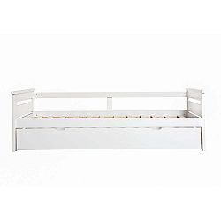 Romantica fehér kihúzható ágy, 90 x 190 cm - Marckeric