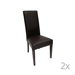 Roque 2 darabos fekete szék készlet - Evergreen House