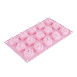 Roses rózsaszín szilikon mini sütőforma - Tantitoni