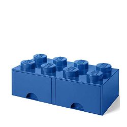 Sötétkék 2 fiókos tároló doboz - LEGO®