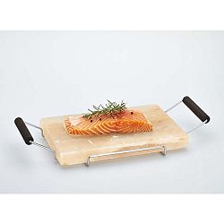 Salt Plate tálaló kősó lappal, 22 x 45 cm - Bisetti