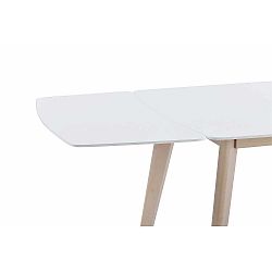 Sanna fehér fa kiegészítő asztallap étkezőasztalhoz, 45 x 90 cm - Folke