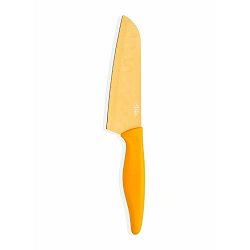 Santoku narancssárga kés, hossza 13 cm - The Mia