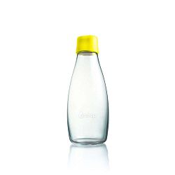 Sárga üvegpalack élettartam garanciával, 500 ml - ReTap
