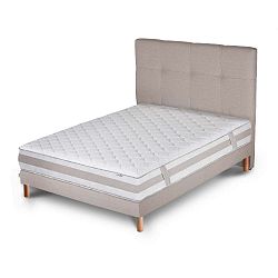 Saturne világos szürke ágy matraccal, 140 x 200 cm - Stella Cadente Maison