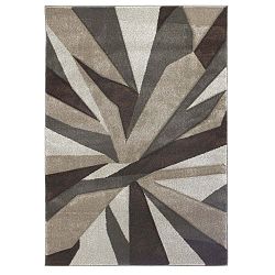 Shatter Beige Brown barnásbézs szőnyeg, 120 x 170 cm - Flair Rugs