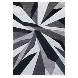 Shatter Black Grey feketésszürke szőnyeg, 120 x 170 cm - Flair Rugs