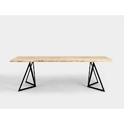 Sherwood Pine étkezőasztal fenyőfa asztallappal, 240 x 100 cm - Custom Form