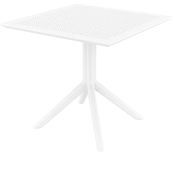 Sky fehér kerti étkezőasztal, 80 x 80 cm - Resol