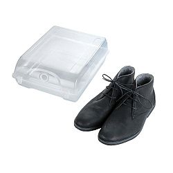 Smart átlátszó cipőtároló doboz, szélesség 29 cm - Wenko