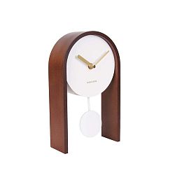 Smart Pendulum Dark asztali óra nyírfából - Karlsson
